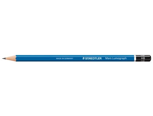 Lapis de grafite staedtler mars lumograph 100 hb unidade , Staedtler , 77482 , 4007817104156